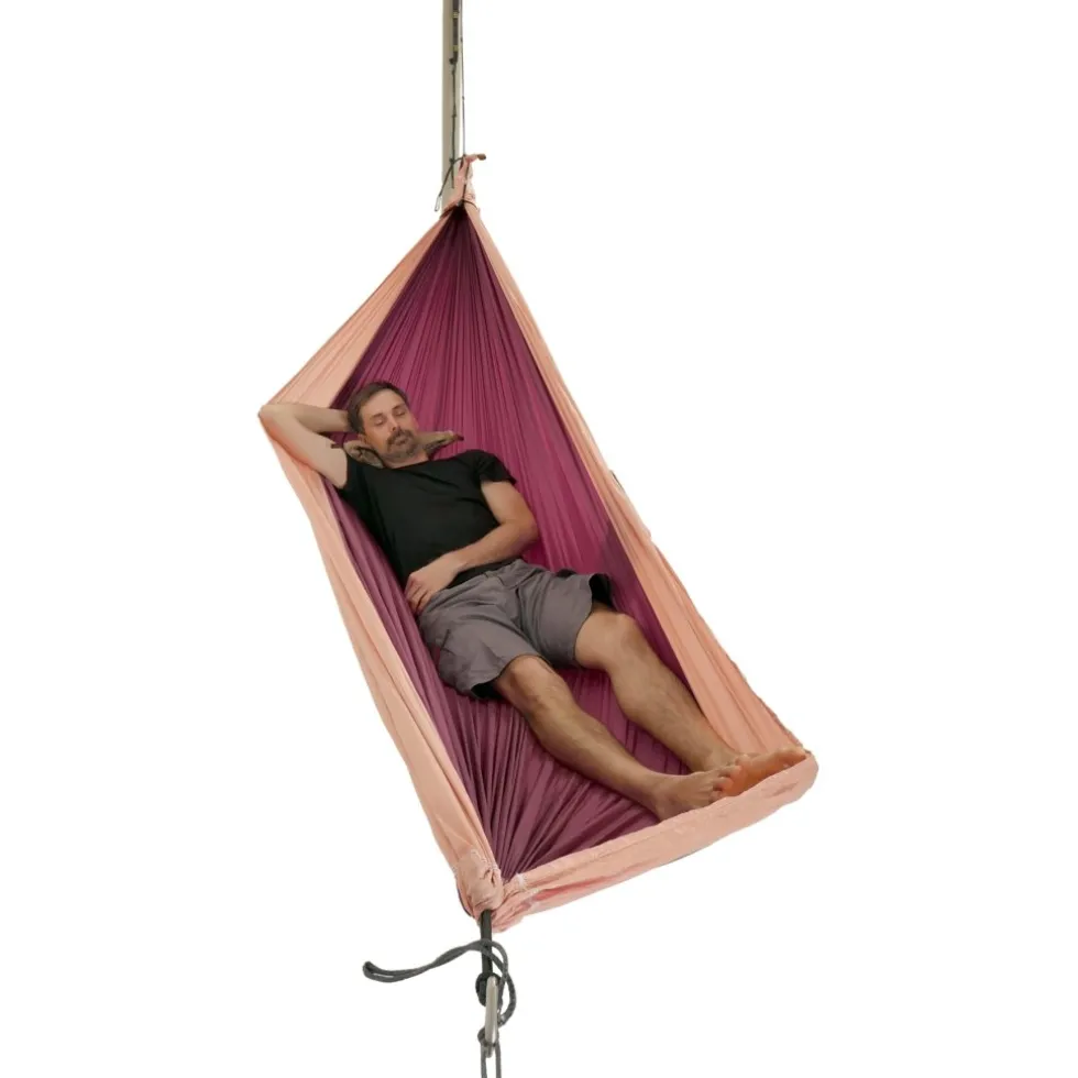 Ticket To The Moon Travel Hangmat - Original - Plum / Peach