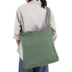 Ticket To The Moon Eco Bag Premium Boodschappentas - Medium - 15L - Sage Green