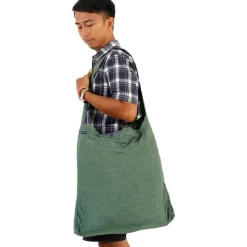 Ticket To The Moon Eco Bag Premium Boodschappentas - Large - 30L - Sage Green