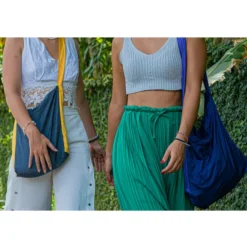 Ticket To The Moon Eco Bag - Tas - Small 10L - Petrol Green/ Exotic Ocean