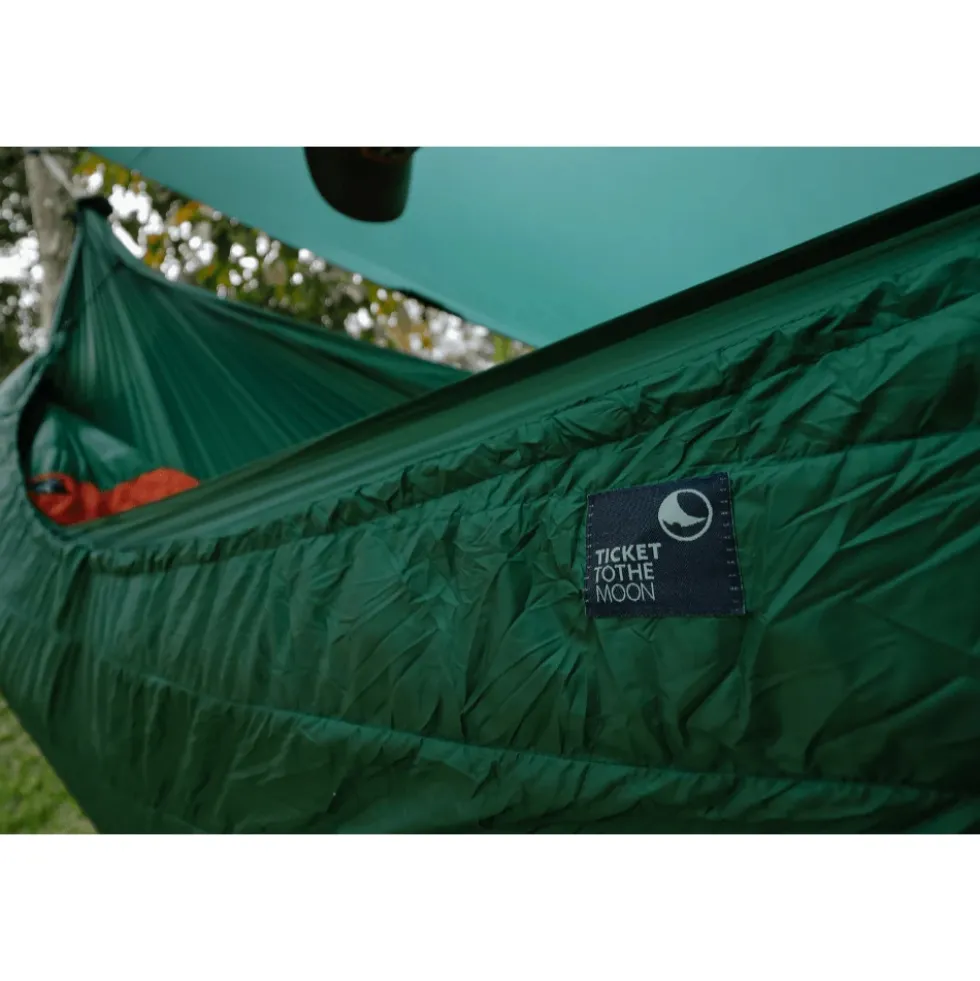 Ticket To The Moon Moonquilt PRO 650 Onderdeken voor Hangmat - Forest Green