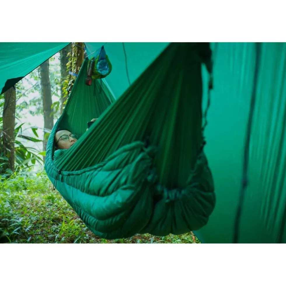 Ticket To The Moon Moonquilt PRO 650 Onderdeken voor Hangmat - Forest Green