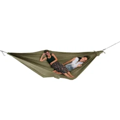 Tenten, Tarps & Hangmatten < Ticket To The Moon Travel King Size Hangmat - Recycled & Blue Sign Fabric - Bruin / Bruin