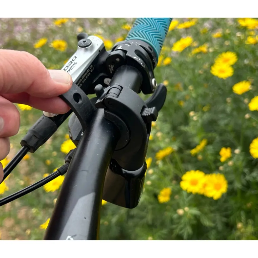 timber! Quick Release MTB Fietsbel - Model Yew - Zwart