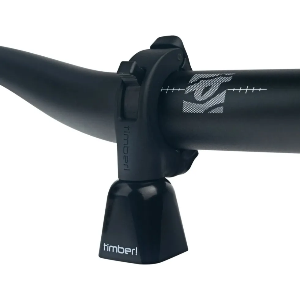 timber! Quick Release MTB Fietsbel - Model Yew - Zwart