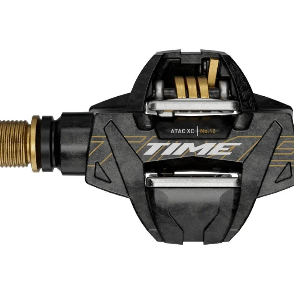 Klikpedalen < Time XC 12 Pedaal - ATAC - carbon/gold - PD-XC-12-C1