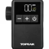 Topeak E-Booster Digital Mini Batterij-Luchtpomp - zwart