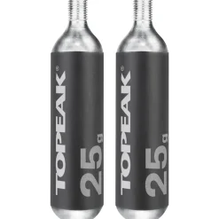 Topeak 25 g Threaded CO2 Cartridge Schroefpatroon CO2 - Set van 2