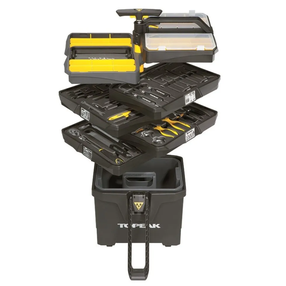 Topeak PrepStation Pro - Mobile Workshop + Professional Tool Set 55 pieces