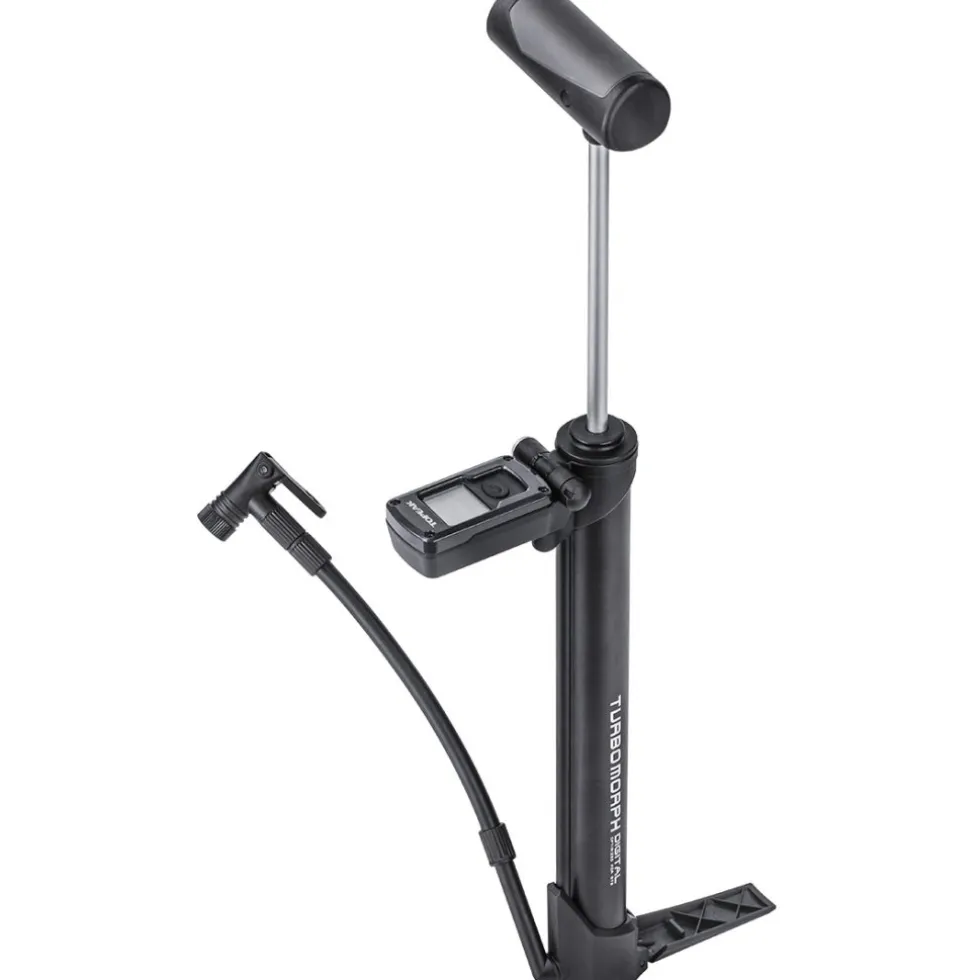 Topeak Turbo Morph Digital Luchtpomp - zwart