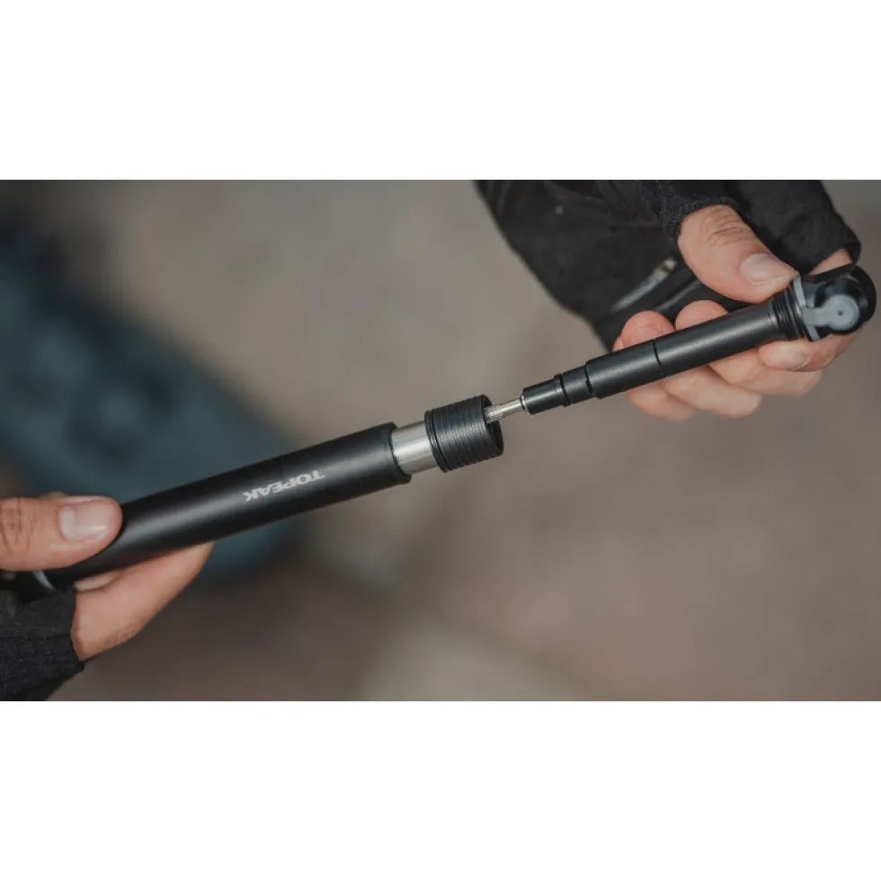 Topeak Two Timer XT Multifunctionele Minipomp