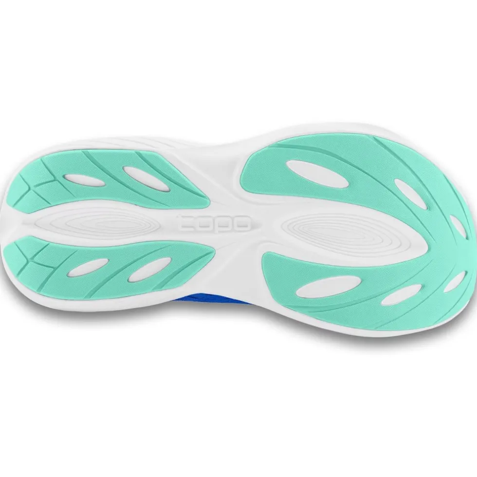 Topo Athletic Atmos Hardloopschoenen Dames - blue/aqua