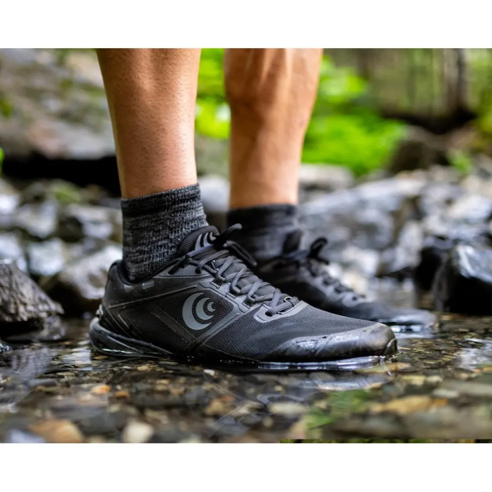 Topo Athletic Terraventure 4 Waterproof Trailrunning Schoenen Heren - black/charcoal