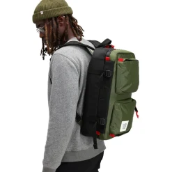 Reistassen & Sporttassen|Reistassen & Sporttassen < Topo Designs Global Briefcase Tas - 20L - Stone Blue/Forest