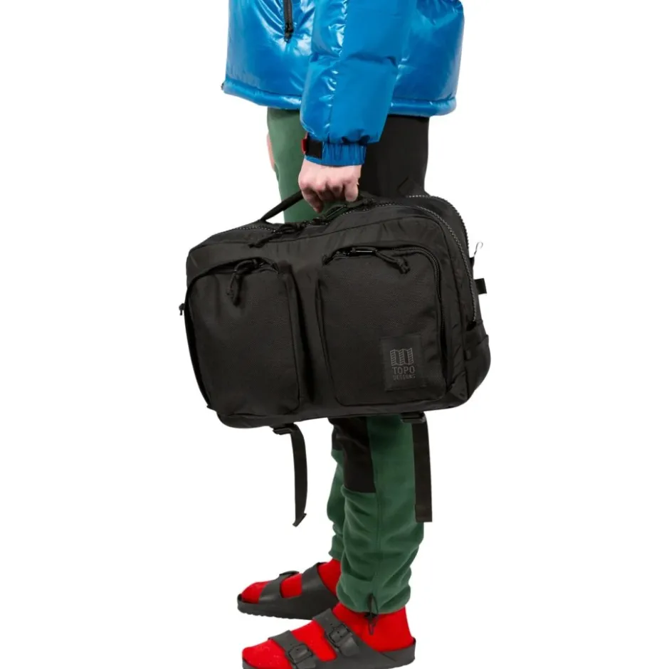 Reistassen & Sporttassen|Reistassen & Sporttassen < Topo Designs Global Briefcase Tas - 20L - Stone Blue/Forest