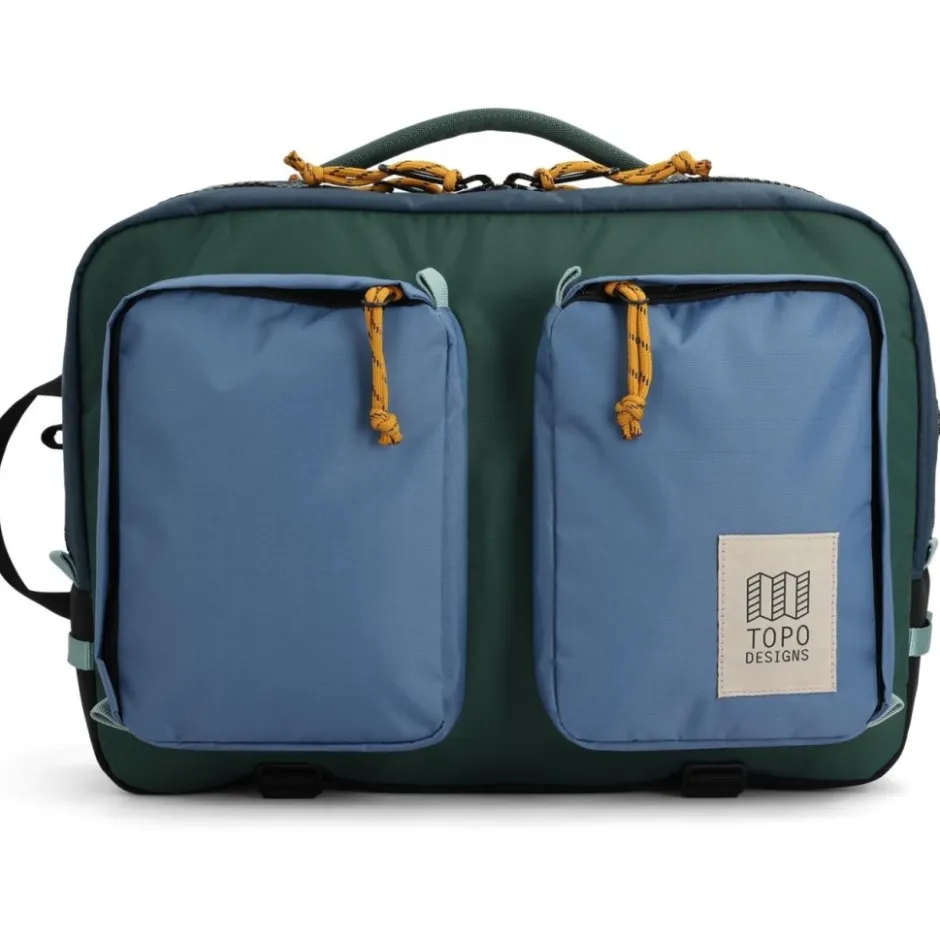 Reistassen & Sporttassen|Reistassen & Sporttassen < Topo Designs Global Briefcase Tas - 20L - Stone Blue/Forest