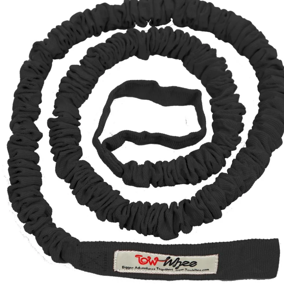 TowWhee MoTowWhee E-Bikes/Motorcycles Tow Rope - black