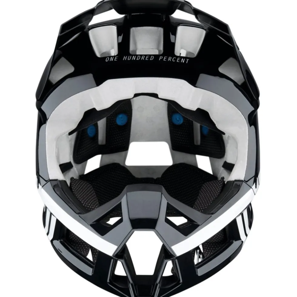100% Trajecta Fidlock Helm - Zwart/Wit