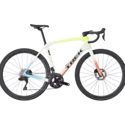 Endurance Racefietsen < Trek DOMANE SL 6 Gen 4 - Carbon Racefiets - 2026 - Era White / Glowstick / Coral Fade