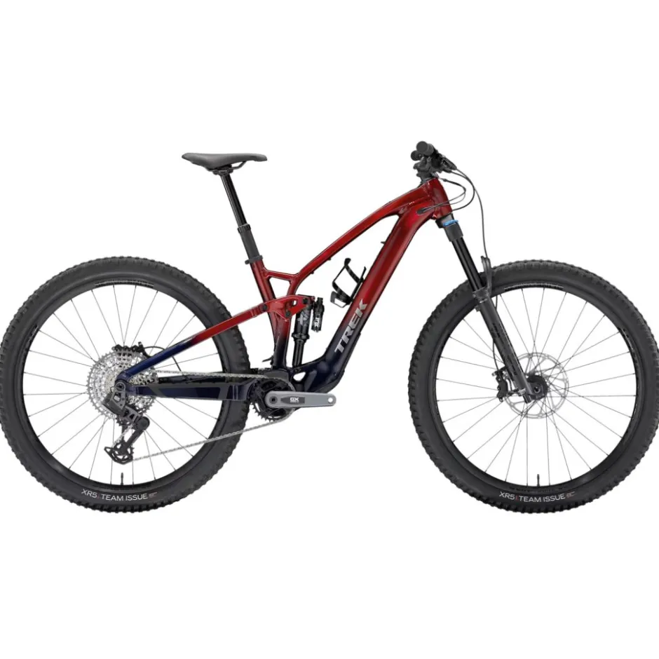 Elektrische Fietsen|E-Mtb Full Suspension < Trek FUE EXe 8 GX AX T-Type - 29" E-TB - 2025 - Rage Red to Deep Dark Bue Fade