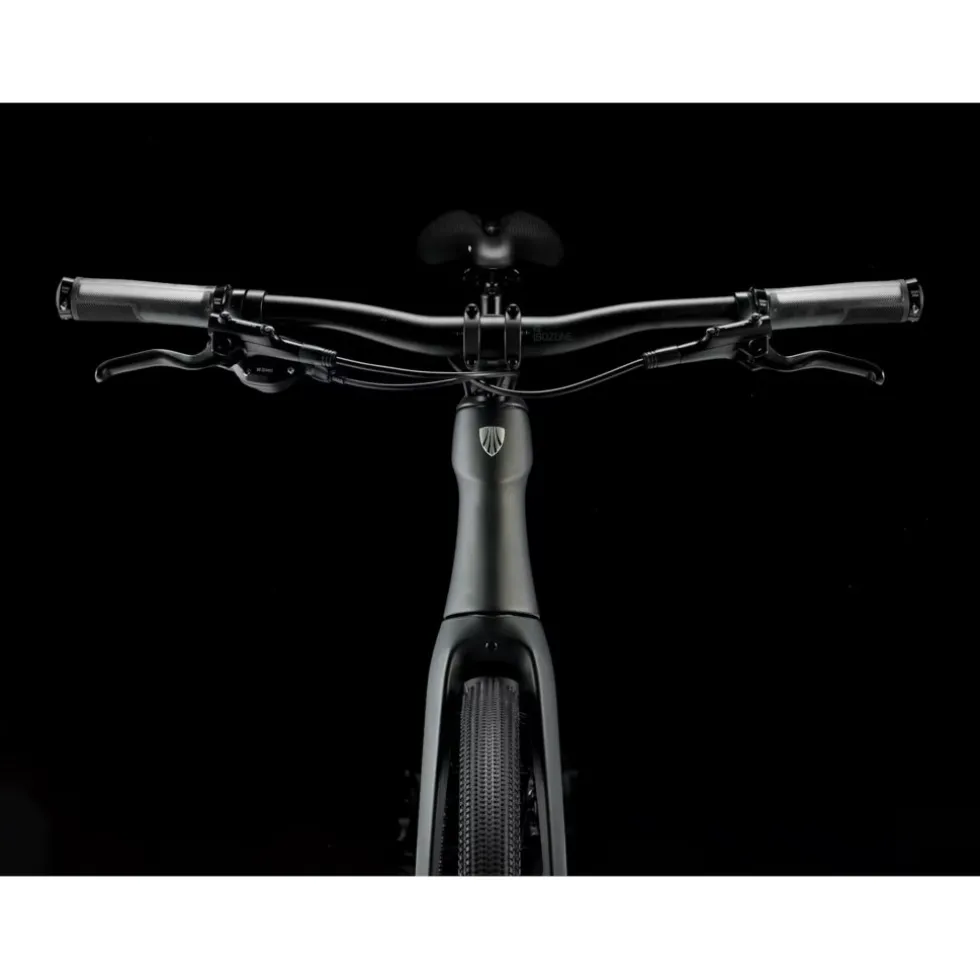 Trek FX SPORT SL 5 - Carbon Fitnessfiets - 2026 - Matte Black Olive / Deep Smoke