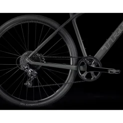 Trek FX SPORT SL 5 - Carbon Fitnessfiets - 2026 - Matte Black Olive / Deep Smoke