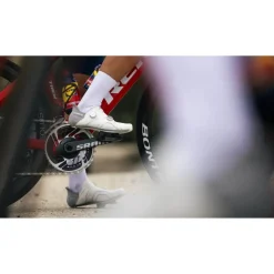 Wielrenschoenen|Wielrenschoenen < Trek RSL Knit Racefietsschoenen - Wit/Zilver