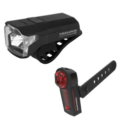 Trelock LS 480 Lighthammer USB + LS 740 Vector Signal - Fietsverlichtingsset