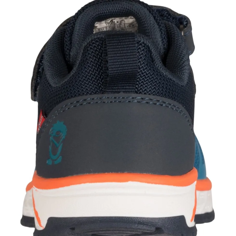 Trollkids Alesund Sneakers Kinderen - Atlantic Blue/Dark Navy/Glow Orange