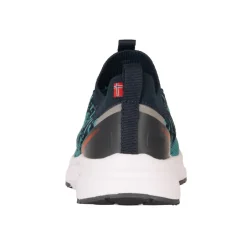 Schoenen < Trollkids Balestrand Sneaker Kinderen - Dusty Turquoise/Dark Navy/Glow Orange