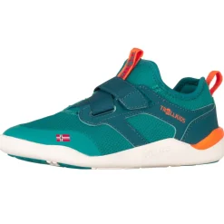 Trollkids Bergen Hiker Barefoot Schoenen Kinderen - Sea Green/Lagoon Green/Sahara Sunset