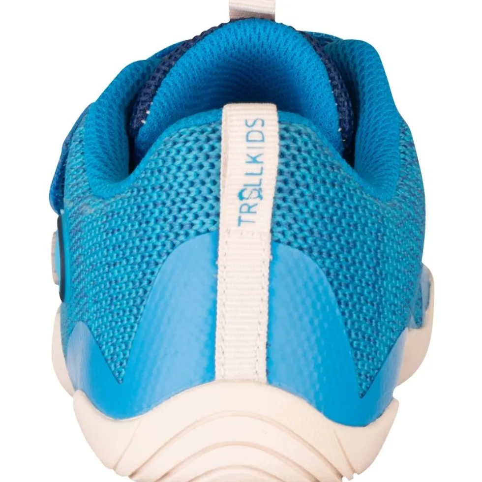 Trollkids Eikefjord Hiker Barefoot Schoenen Kinderen - Pool Blue/Dark Indigo