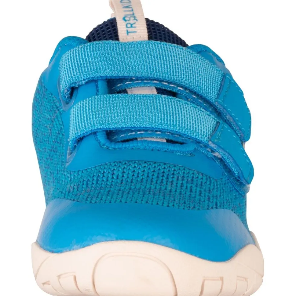 Trollkids Eikefjord Hiker Barefoot Schoenen Kinderen - Pool Blue/Dark Indigo