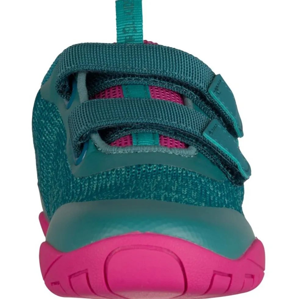 Trollkids Eikefjord Hiker Barefoot Schoenen Kinderen - Smaragd/Rubine