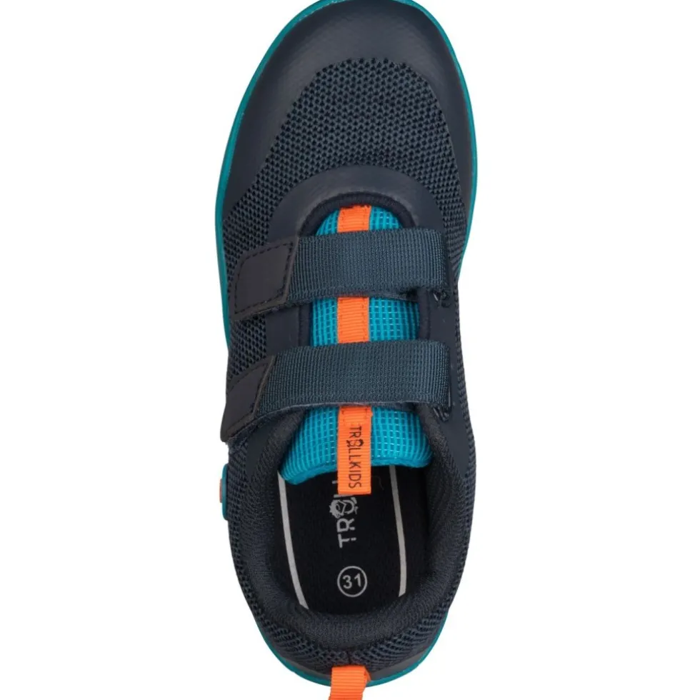 Trollkids Eikefjord Hiker Barefoot Schoenen Kinderen - Lake Blue/ Mystic Blue
