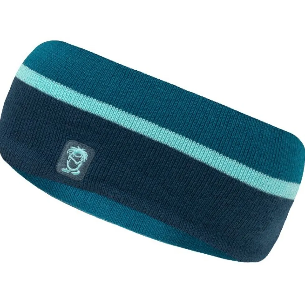 Trollkids Hafjell Hoofdband Kinderen - Mystic Blue/Arctic Blue/Dark Marine