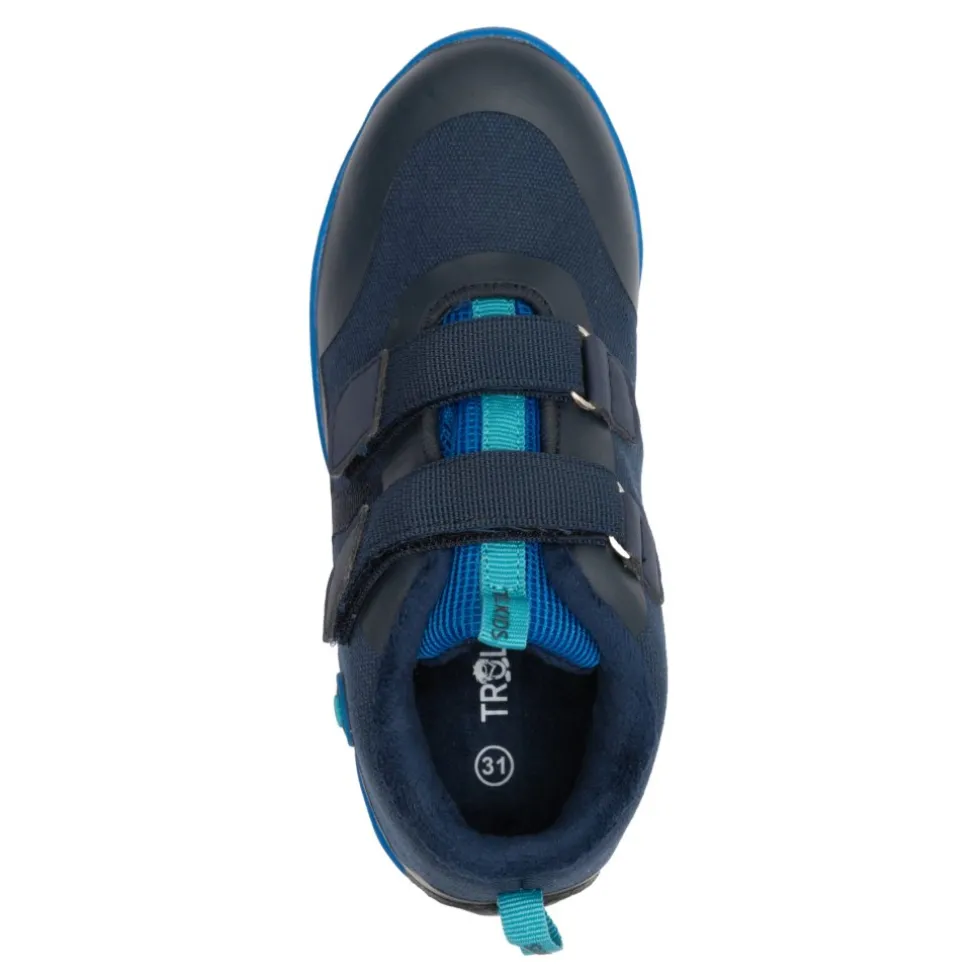 Trollkids Hallingdal Winter Barefoot Schoenen Kinderen - Navy/Medium Blue