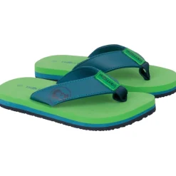 Trollkids Haukland Strand sandalen voor kinderen - Fresh Green/Dark Marine/Mystic Blue