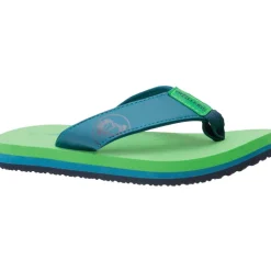 Trollkids Haukland Strand sandalen voor kinderen - Fresh Green/Dark Marine/Mystic Blue