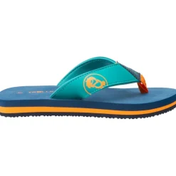Trollkids Haukland Strand sandalen voor kinderen - Madeira Blue/Lagoon Green/Sahara Sunset