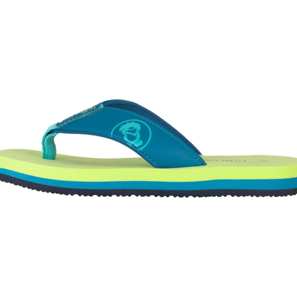 Trollkids Haukland Strand sandalen voor kinderen - Spring Leaf/Harbor Blue/Aqua Haze