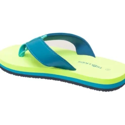 Trollkids Haukland Strand sandalen voor kinderen - Spring Leaf/Harbor Blue/Aqua Haze