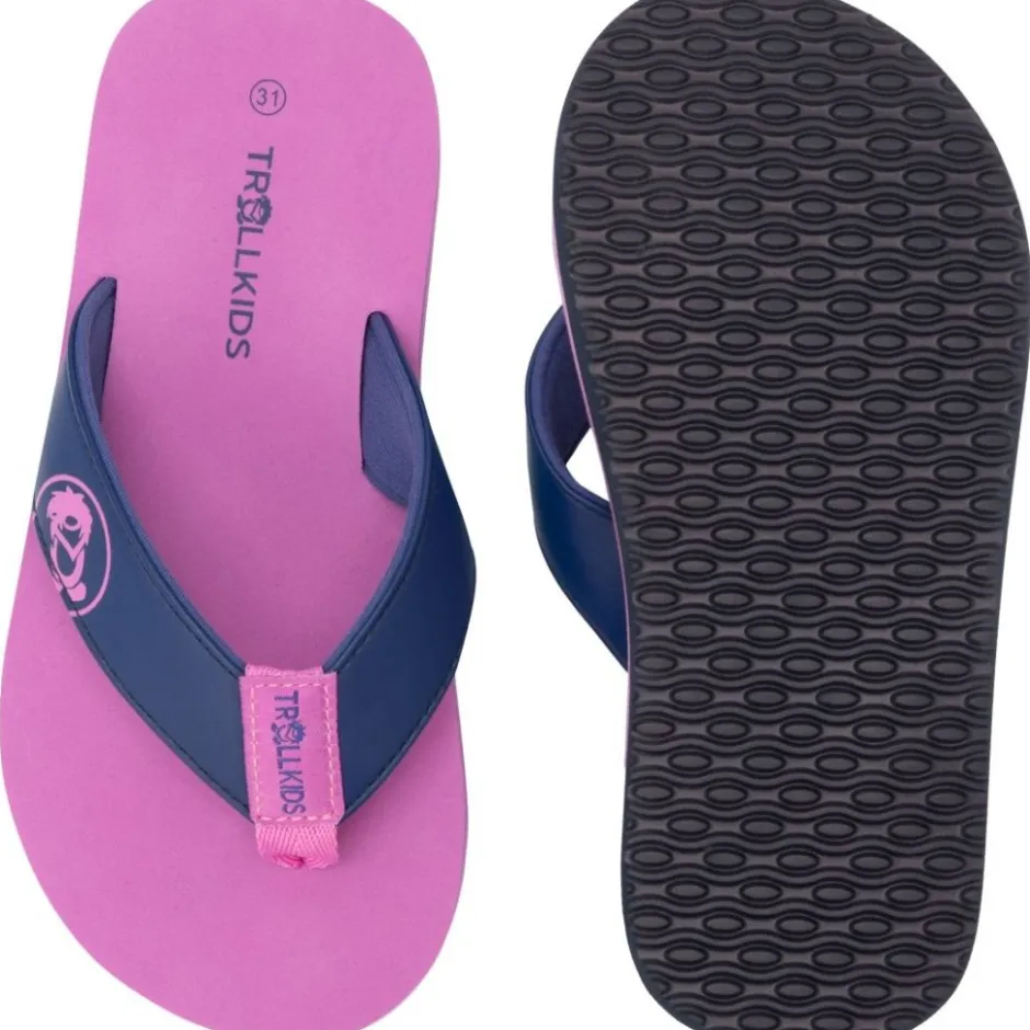 Zwemschoenen|Zwemschoenen < Trollkids Haukland Strand sandalen voor kinderen - Mallow Pink/Violet Blue/Wild Rose