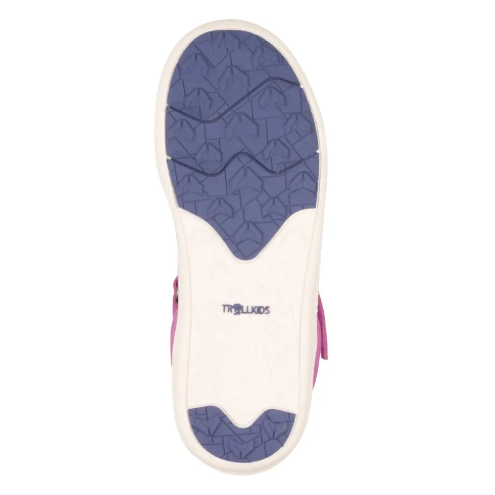 Trollkids Hovden Winter Barefoot Schoenen Kinderen - Mallow Pink/Violet Blue/Wild Rose