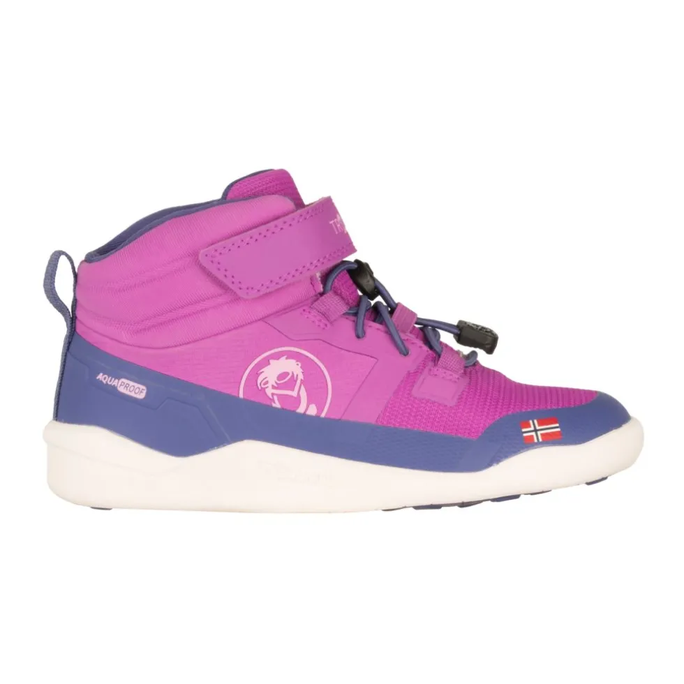Trollkids Hovden Winter Barefoot Schoenen Kinderen - Mallow Pink/Violet Blue/Wild Rose