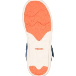 Trollkids Hovden Winter Barefoot Schoenen Kinderen - Nordic Blue/Flame Orange
