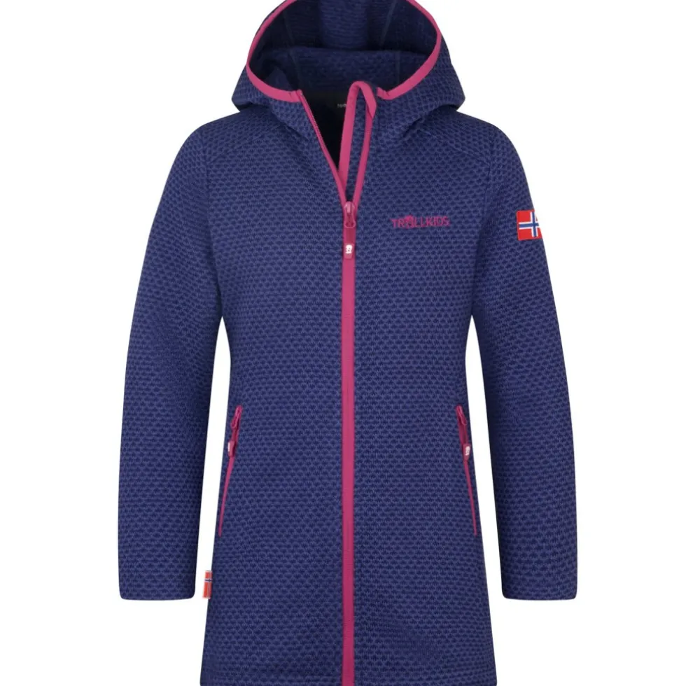 Trollkids Jondalen Mantel Meisjes - Deep Violet/Bright Berry