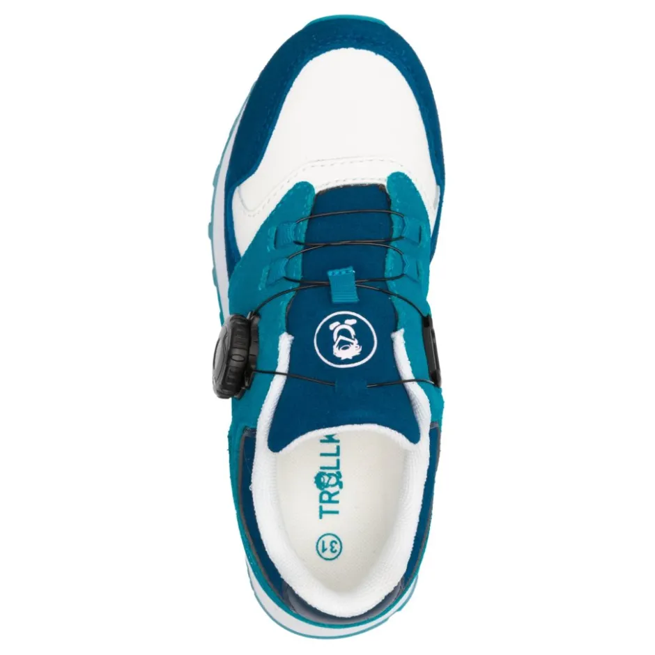 Schoenen < Trollkids Kristiansand Sneakers Kinderen - Harbor Blue/Dark Indigo