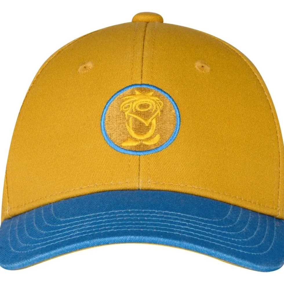Trollkids Kroksand Kinder Pet - Mustard/Dynamic Blue/Corn Yellow