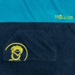 Trollkids Kvalvika Surf Badponcho kinderen - Vivid Blue/ Mystic Blue